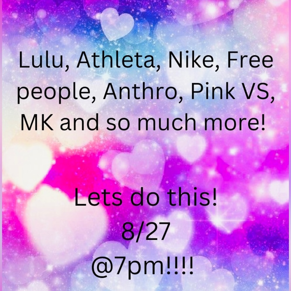 🎉 Join me 8/27 @7pm for some Amazing Brands and Amazing deals🎉